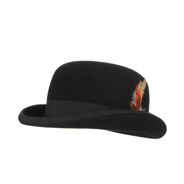 Gemvie Wool Soft Crushable Felt Bowler Hats