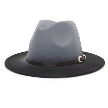 Charms Fodora Hats With Big Brim Water Drop Gray Jazz Hat With Bow Band  Male Wool Top Hat For Men And Women, Ideal choice for Gifts